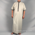 Abbigliamento islamico a maniche corte per uomo Thobe